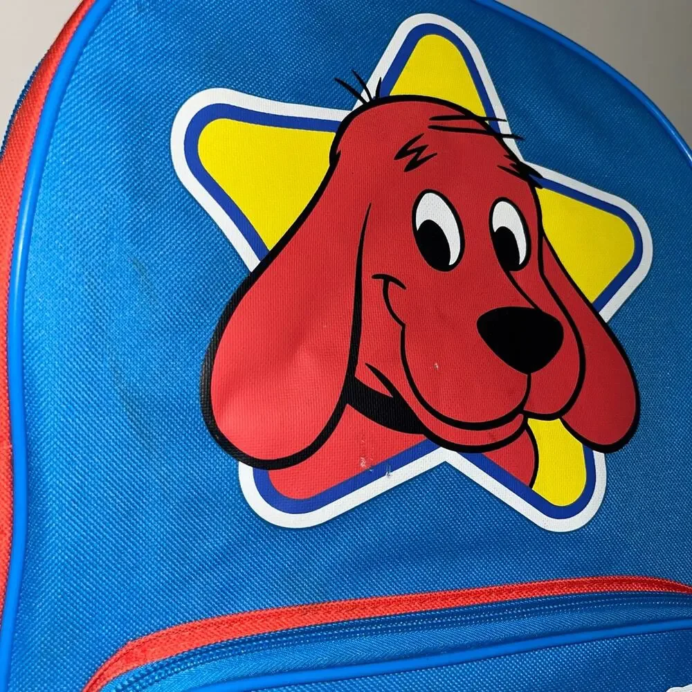 VTG Vintage Clifford The Big Red Dog Kohls Cares Kids Small Backpack (0987)